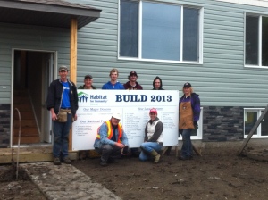 Cargill Volunteers on the 2013 Build